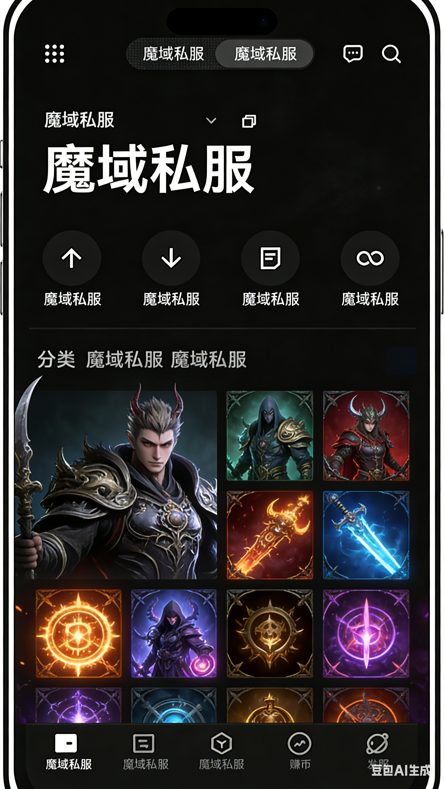 魔域新区登录演示